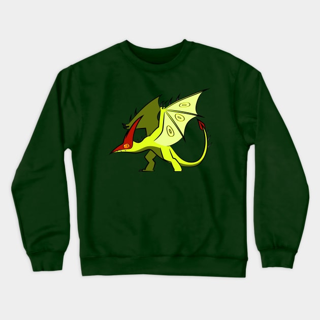 Wyverdactyl (without logo) Crewneck Sweatshirt by Thenewguyinred's Shop